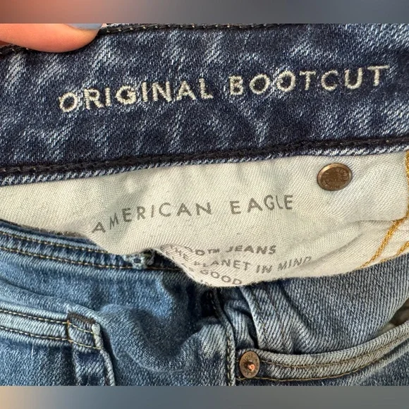 American Eagle Outfitters Bootcut Fit Blue Jeans - Picture 7 of 8